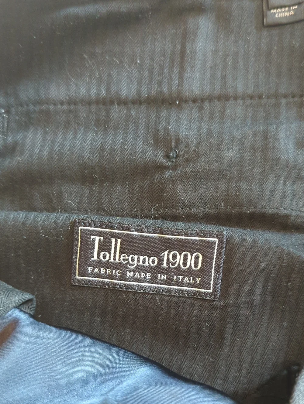 J. Crew Ludlow Italian Wool Herringbone Suit Pants